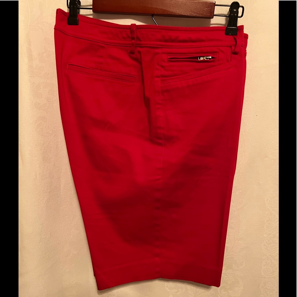 Ralph Lauren Ladies walking shorts size 12  in red. Excellent condition.